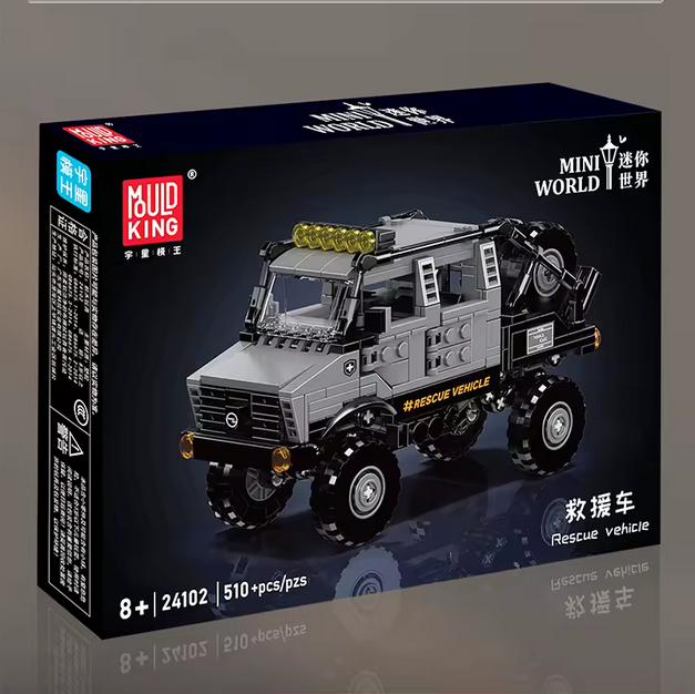 Mould King 24102 Mini World Rettungsfahrzeug-Bausatz | 510 Teile MK