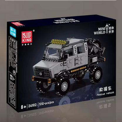 Mould King 24102 Mini World Rettungsfahrzeug-Bausatz | 510 Teile MK