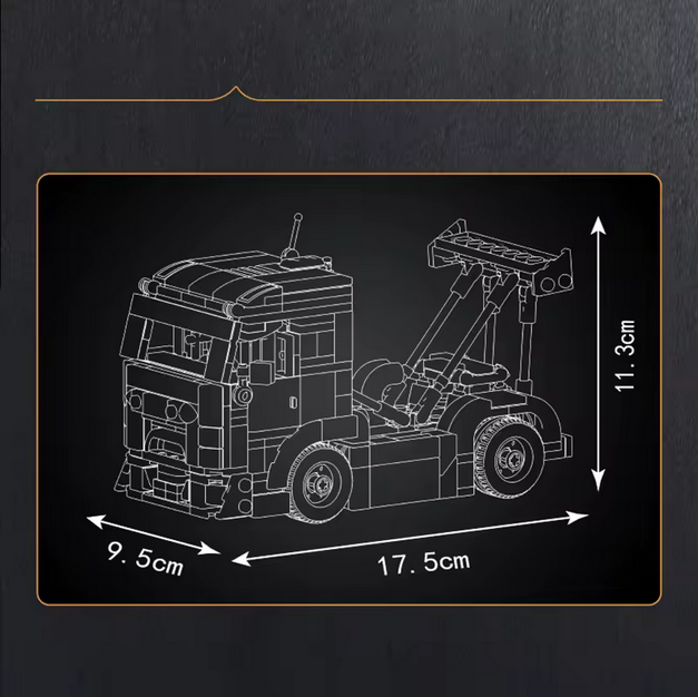 Mould King 24095 Low-Profile Renn-Truck Bausatz | 510 Teile MK