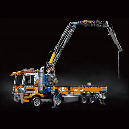 Mould King 19014 Pneumatischer Betonpumpen-LKW – 2.132 Teile MK