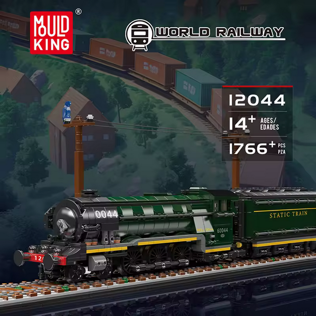 Mould King 12044 Flying Scotsman Dampflokomotive – 1.766 Teile MK