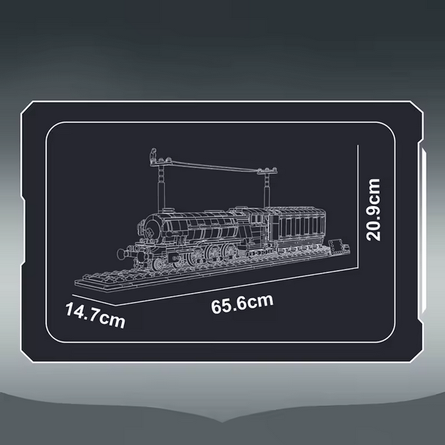 Mould King 12044 Flying Scotsman Dampflokomotive – 1.766 Teile MK