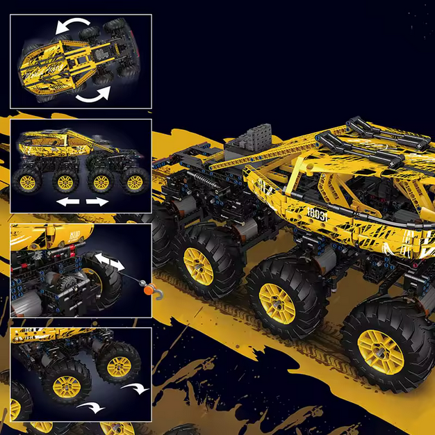 Mould King 18031 Ferngesteuertes Firefox Climb-Auto – 1.962 Teile MK