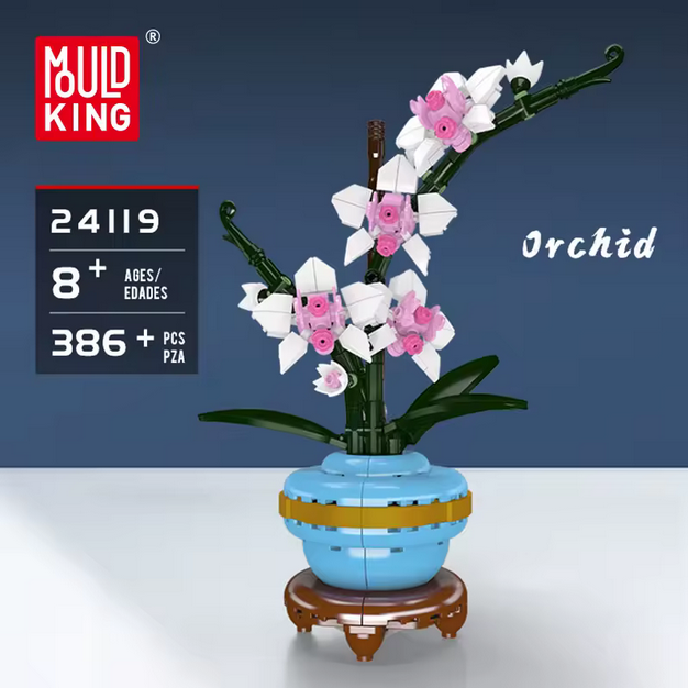 Mould King 24119 Orchideen Bausatz – 386 Teile MK