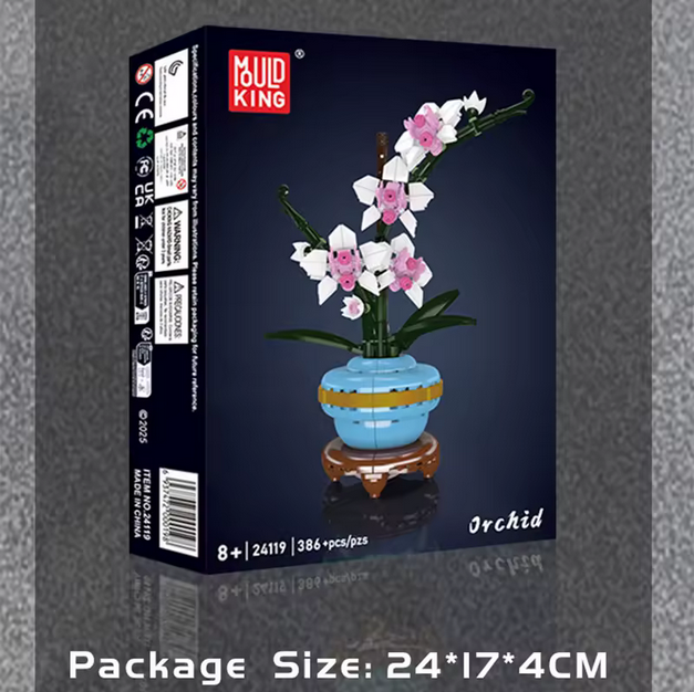 Mould King 24119 Orchideen Bausatz – 386 Teile MK