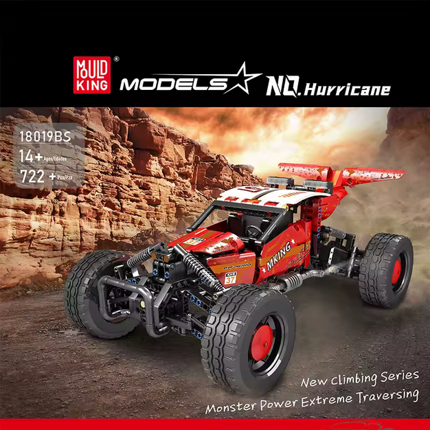 Mould King 18019B Hurricane Graffiti Buggy – 708 Teile MK