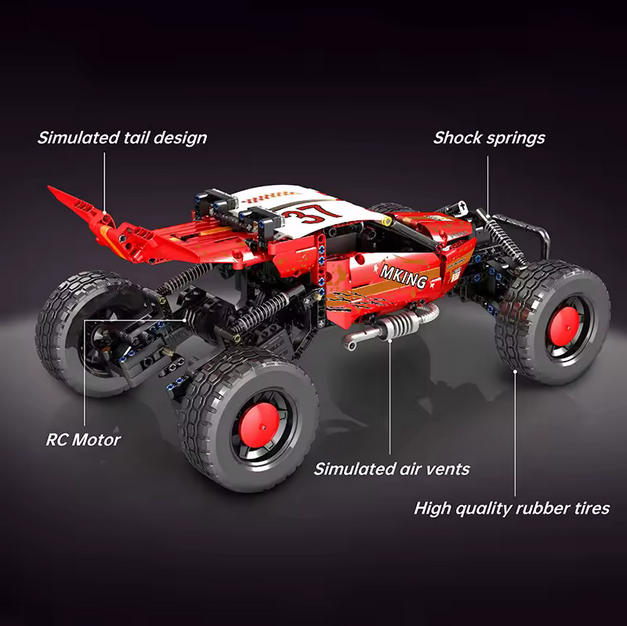 Mould King 18019B Hurricane Graffiti Buggy – 708 Teile MK