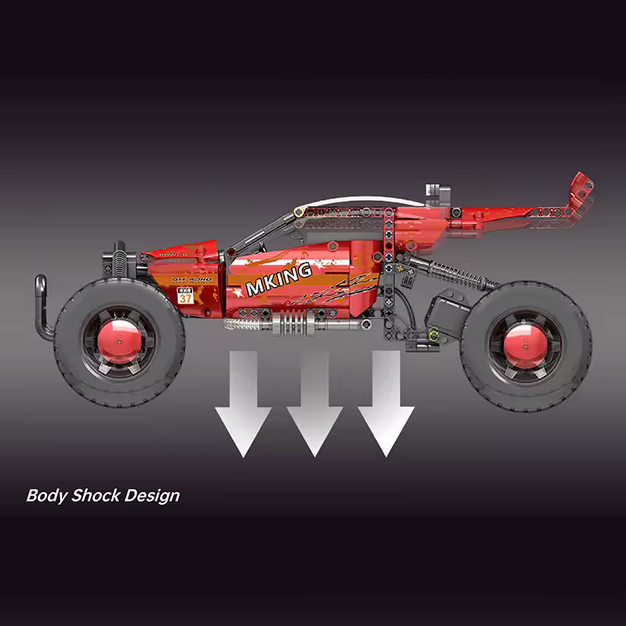 Mould King 18019B Hurricane Graffiti Buggy – 708 Teile MK