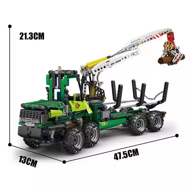 Mould King 19006 Pneumatischer Holztransporter – 938 Teile MK