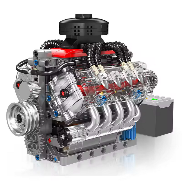 Mould King 10171 LSX454 V8 Motor Bausatz – 487 Teile MK