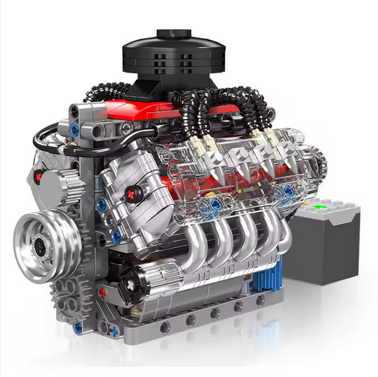 Mould King 10171 LSX454 V8 Motor Bausatz – 487 Teile MK