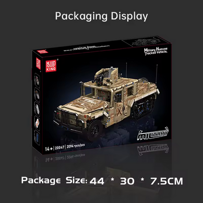 Mould King 20047 Ferngesteuerter Wüsten-Humvee – 2.094 Teile MK
