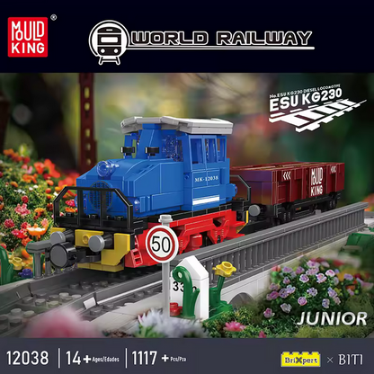 Mould King 12038 ESU KG2300 Diesellokomotive – 1.117 Teile MK