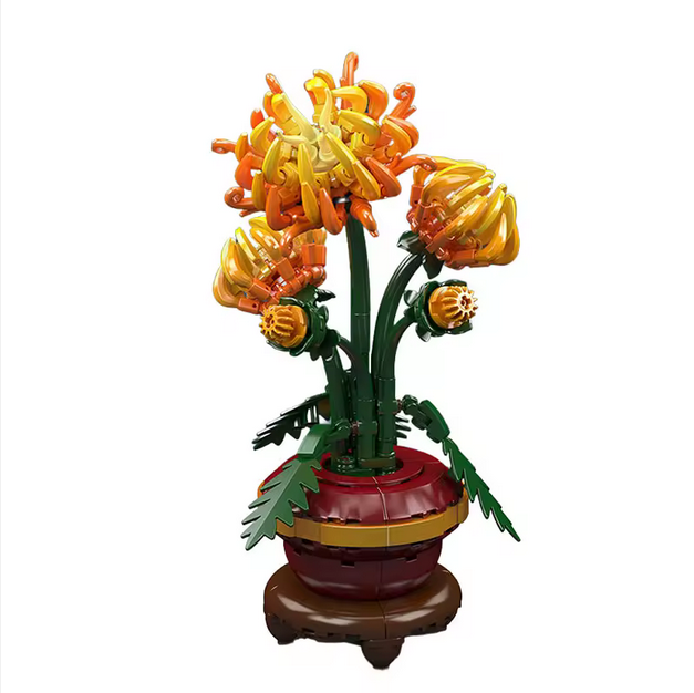 Mould King 24118 Chrysantheme Blumenmodell – 417 Teile MK