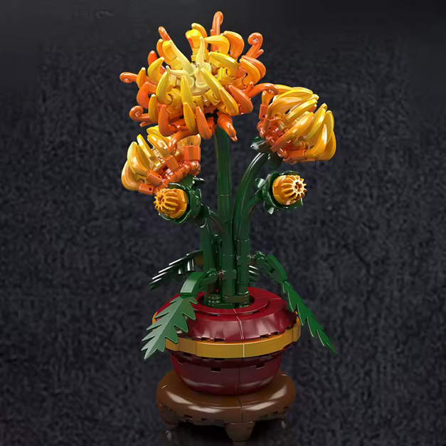 Mould King 24118 Chrysantheme Blumenmodell – 417 Teile MK