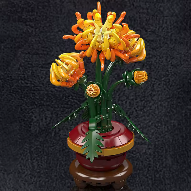 Mould King 24118 Chrysantheme Blumenmodell – 417 Teile MK