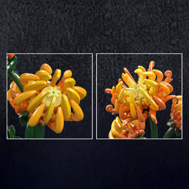 Mould King 24118 Chrysantheme Blumenmodell – 417 Teile MK