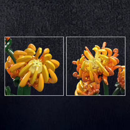 Mould King 24118 Chrysantheme Blumenmodell – 417 Teile MK