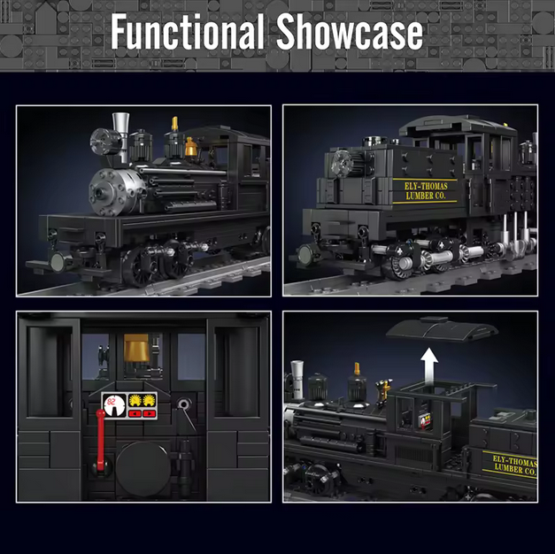 Mould King 12032 Shay Dampflokomotive – 880 Teile MK