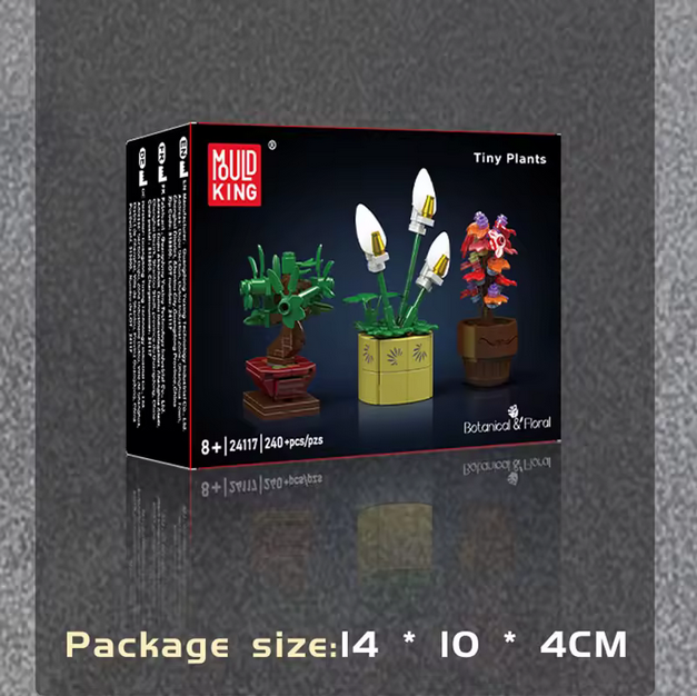 Mould King 24117 Mini-Topfpflanzen Set – 240 Teile MK