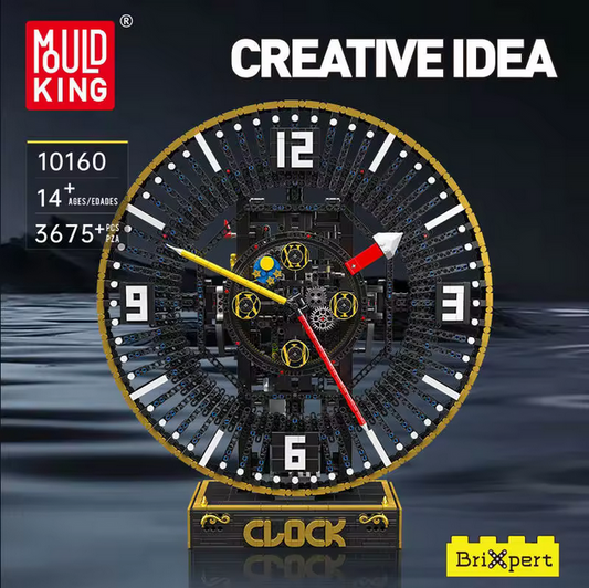 Mould King 10160 Mechanische Uhr motorisiert – Bausatz MK