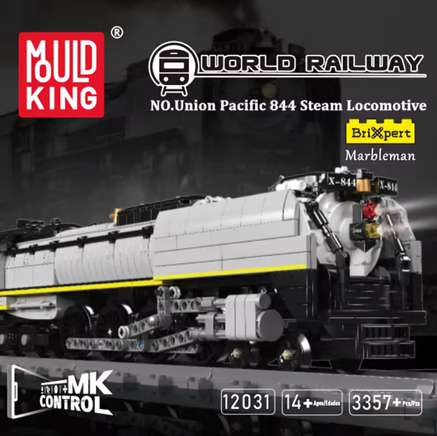 Mould King 12031 Union Pacific 844 Dampflokomotive – 3.357 Teile MK