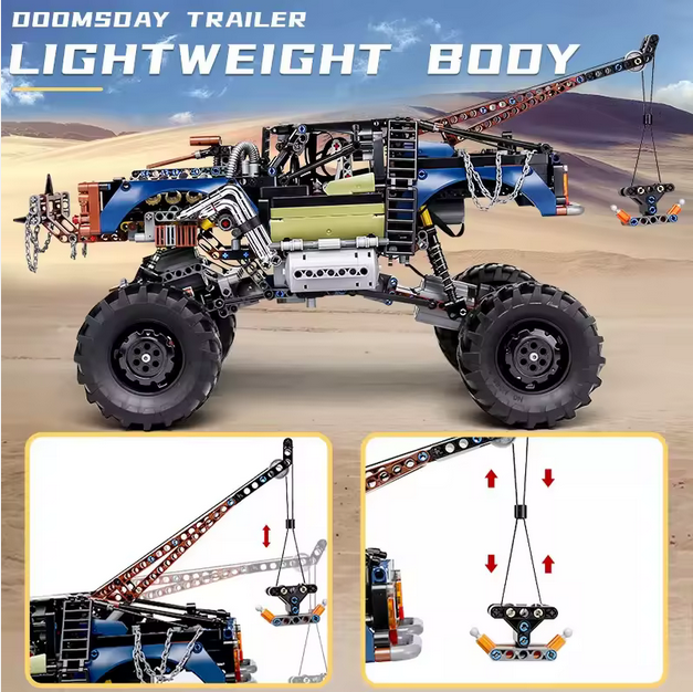 Mould King 18006 Technischer Pickup Abschleppwagen – 1.507 Teile MK