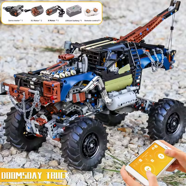 Mould King 18006 Technischer Pickup Abschleppwagen – 1.507 Teile MK