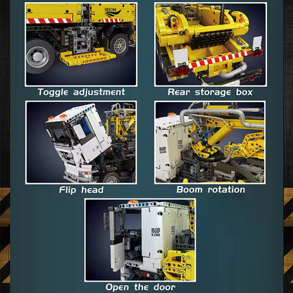 Mould King 19003 Pneumatischer Beton-LKW motorisiert – 4.368 Teile MK