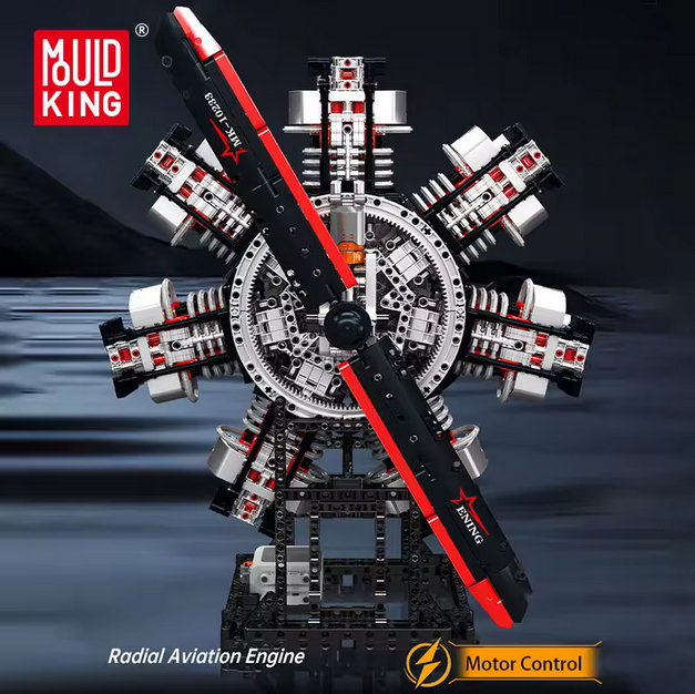Mould King 10233 Radial Flugmotor Modell – 3.089 Teile MK