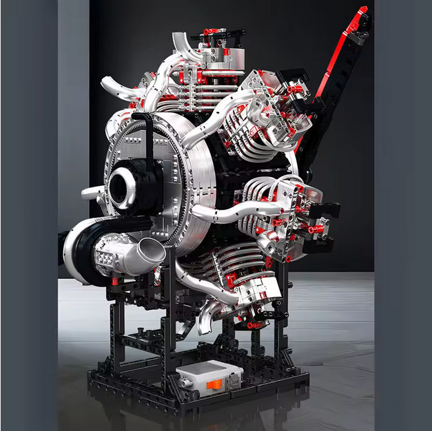 Mould King 10233 Radial Flugmotor Modell – 3.089 Teile MK