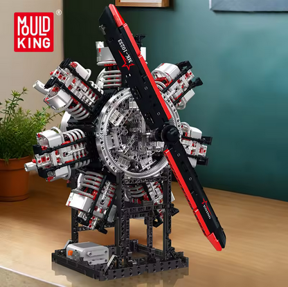Mould King 10233 Radial Flugmotor Modell – 3.089 Teile MK