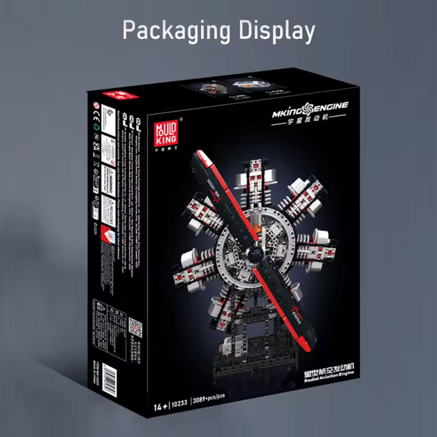 Mould King 10233 Radial Flugmotor Modell – 3.089 Teile MK