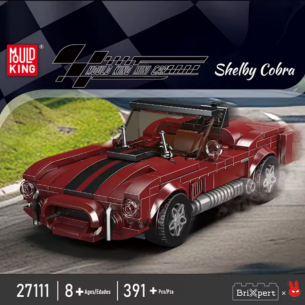 Mould King 27111 Shelby Cobra 427 Roadster – 395 Teile MK