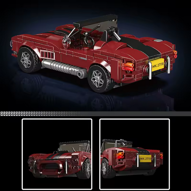 Mould King 27111 Shelby Cobra 427 Roadster – 395 Teile MK