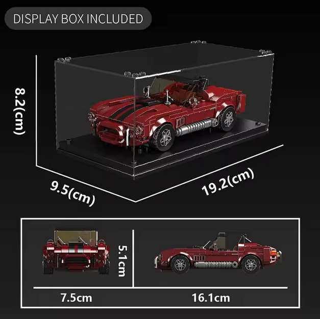 Mould King 27111 Shelby Cobra 427 Roadster – 395 Teile MK