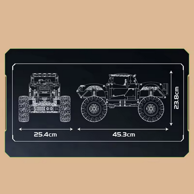 Mould King 18039 RC Monster Geländewagen – 1.454 Teile MK