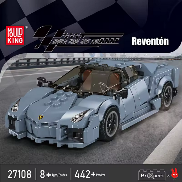 Mould King 27108 Reventón Blue Hypercar – 442 Teile MK