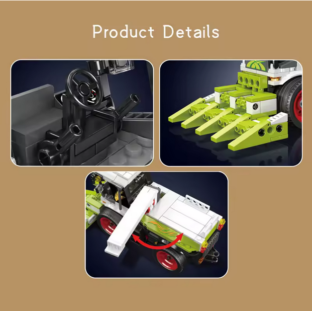 Mould King 24091 Mini-Mähdrescher – 510 Teile MK