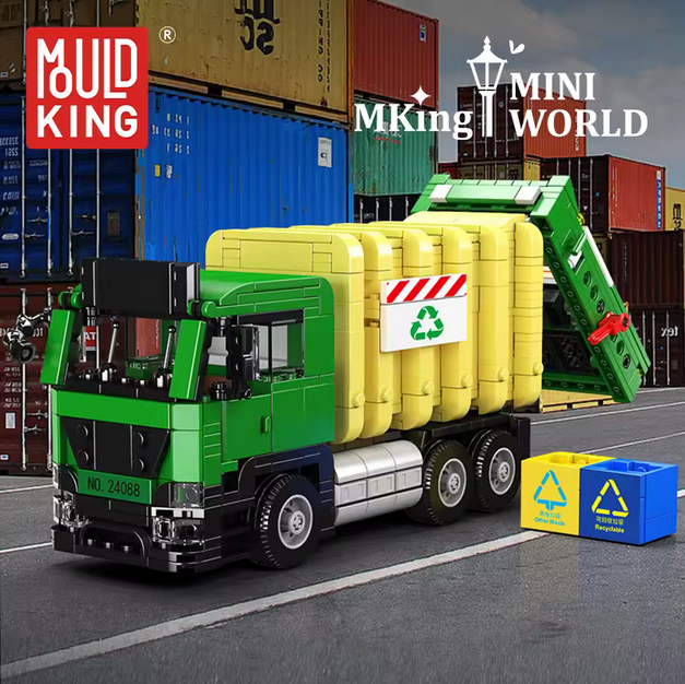 Mould King 24088 Umweltfreundlicher Müllwagen – 646 Teile MK