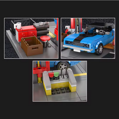 Mould King 24086 Werkstatt & Muscle-Car – 858 Teile MK