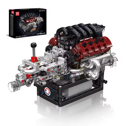 Mould King 10227 V8 Motor mit Getriebe – 787 Teile MK