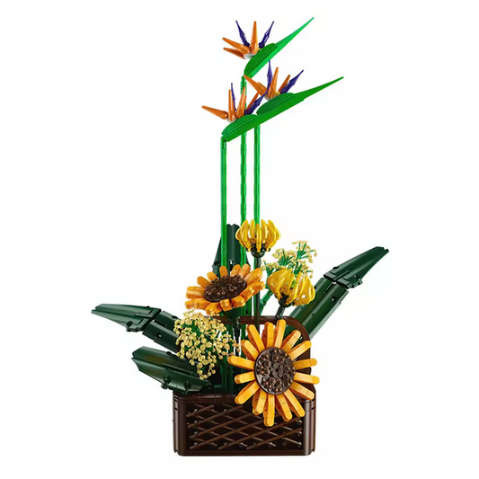 Mould King 10024 Paradiesvogel-Blumenstrauß Bausatz – 1.608 Teile MK
