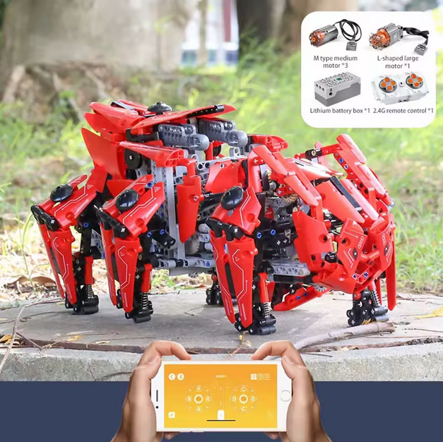 Mould King 20005 Ferngesteuerter Hexapod Bausatz – 1.608 Teile MK