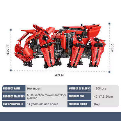 Mould King 20005 Ferngesteuerter Hexapod Bausatz – 1.608 Teile MK