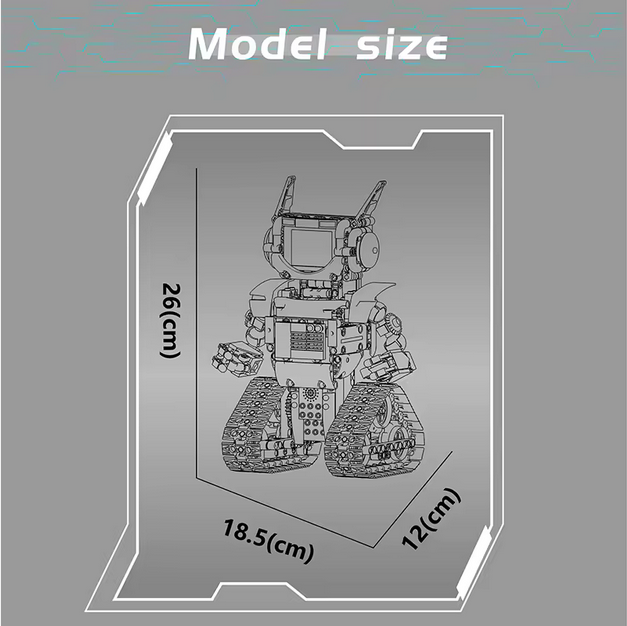 Mould King 15090 KI Boris Roboter STEM Lernspielzeug – 530 Teile MK