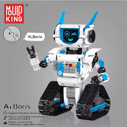 Mould King 15089 KI Boris Roboter Blau APP Bausatz – 530 Teile MK