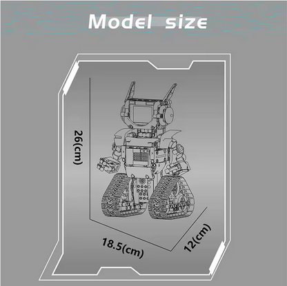 Mould King 15089 KI Boris Roboter Blau APP Bausatz – 530 Teile MK