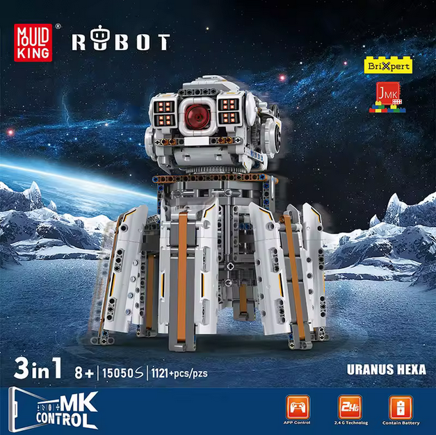 Mould King 15050 Uranus Heka 3-in-1 Roboter Bausatz – 1.112 Teile MK