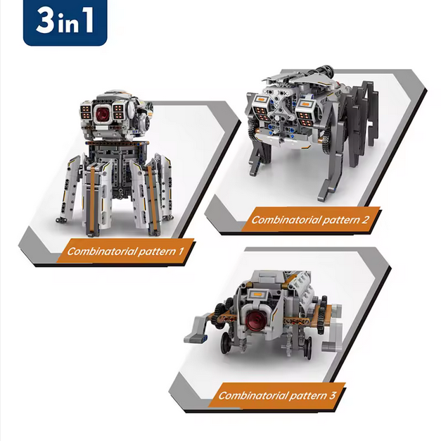 Mould King 15050 Uranus Heka 3-in-1 Roboter Bausatz – 1.112 Teile MK